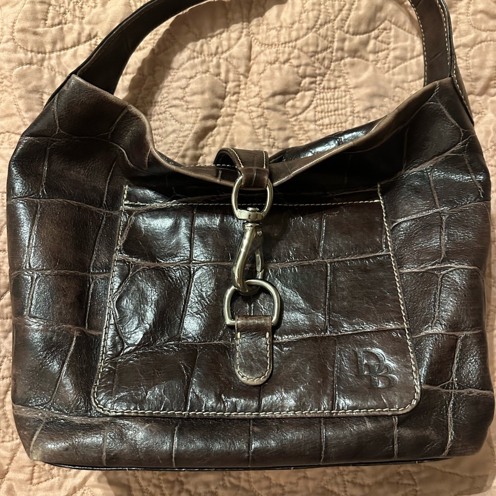 Vintage Dooney & Bourke Brown Leather Purse